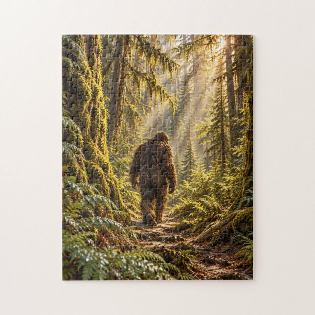 Skogsvägar Bigfoot-pussel Pussel (Vertikal)