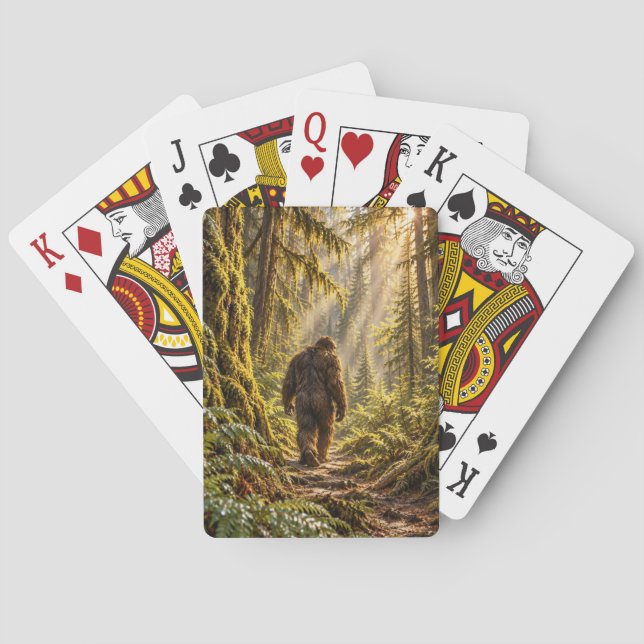 Skogsvägar Bigfoot Spelkort (Baksidan)