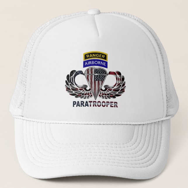 Skogsvaktare Airborne Paratrooper Keps (Framsida)