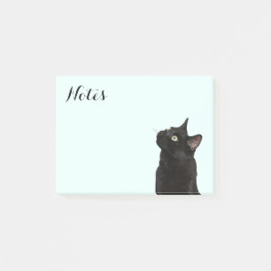 Skogsvaktare den svart katten post-it block