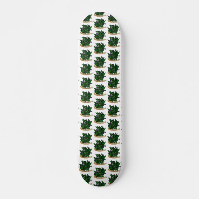 Skogsvaktare Dice Design Mini Skateboard Bräda 18,5 Cm (Framsida)