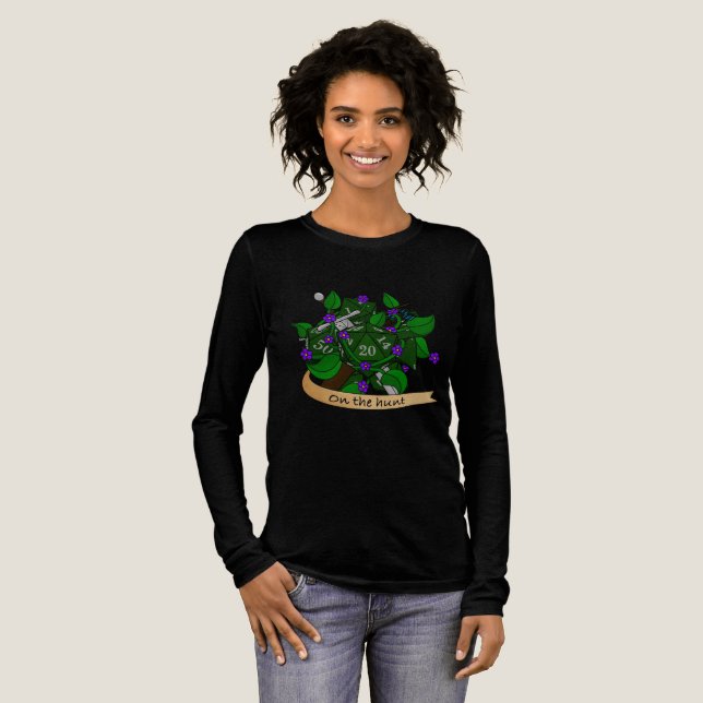 Skogsvaktare Dice Design T Shirt (Hel framsida)