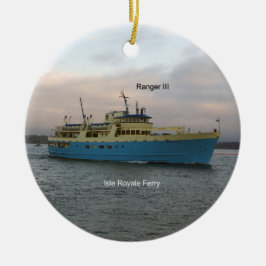 Skogsvaktare III-dekoration Julgransprydnad Keramik