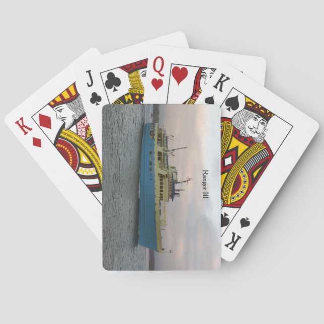 Skogsvaktare III-spelkort Casinokort (Baksidan)