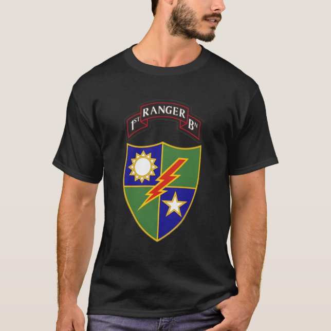 skogsvaktare Regit för Battalion 75:e T Shirt (Framsida)
