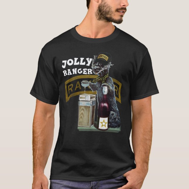 SKOGSVAKTARE RETRO JOLLY HUND TEE SHIRT (Framsida)