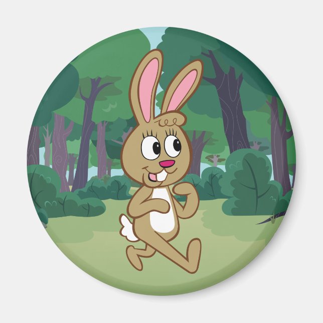 Skogsvaktare Rick | Becky Hare Magnet (Framsidan)