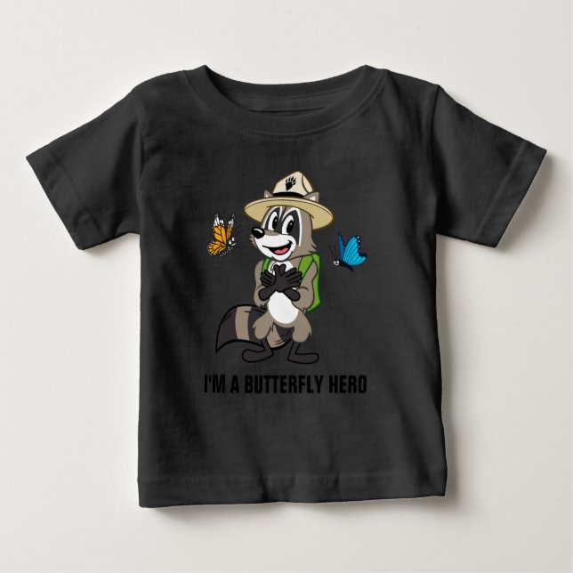 Skogsvaktare Rick | Butterfly Hero - Butterfly Sig T Shirt (Framsida)