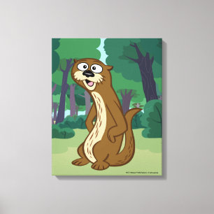Skogsvaktare Rick Reggie Otter Canvastryck