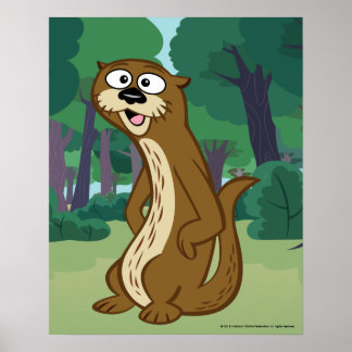 Skogsvaktare Rick | Reggie Otter Poster