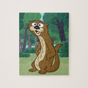 Skogsvaktare Rick Reggie Otter Pussel