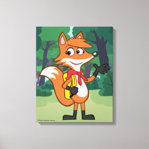 Skogsvaktare Rick Scarlett Fox Wave Canvastryck