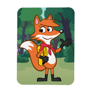 Skogsvaktare Rick Scarlett Fox Wave Magnet