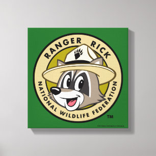 Skogsvaktare Rick Skogsvaktare Rick Logotyp Canvastryck