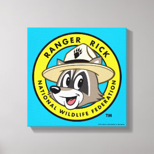 Skogsvaktare Rick Skogsvaktare Rick Logotyp Canvastryck