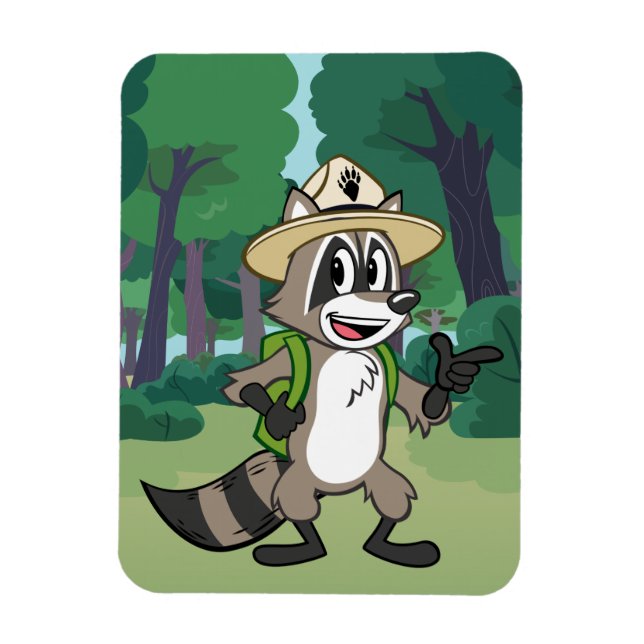 Skogsvaktare Rick | Skogsvaktare Rick Pointing Magnet (Vertikal)