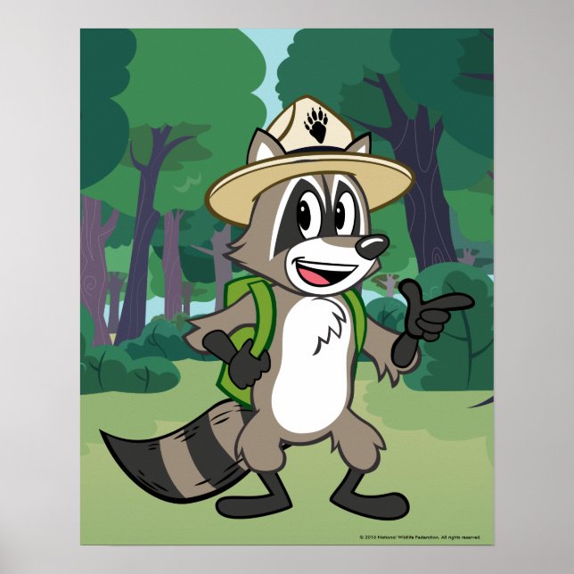 Skogsvaktare Rick | Skogsvaktare Rick Pointing Poster (Framsidan)