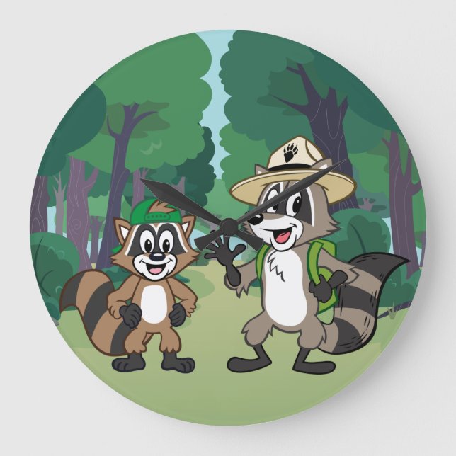 Skogsvaktare Rick | Skogsvaktare Rick & Ricky Stor Klocka (Framsida)