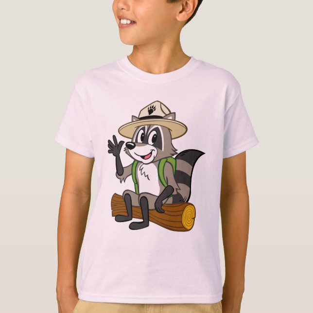 Skogsvaktare Rick | Skogsvaktare Rick Sitta T-shirt (Framsida)
