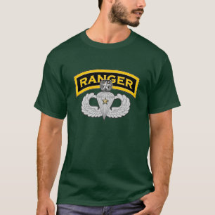 Skogsvaktareflik & ledar- Parachutist - strid T-shirt