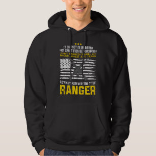 Skogsvaktarns militära utformning hoodie