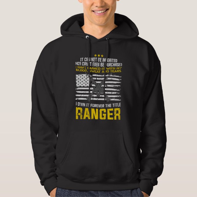 Skogsvaktarns militära utformning hoodie (Framsida)
