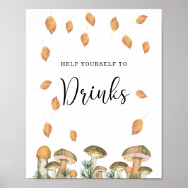 Skogsvampar - Drinks Poster