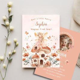 Skogsvampens första födelsedag inbjudningar