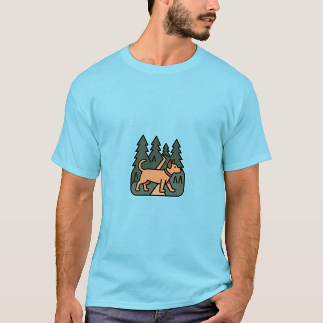 skogsvandring t shirt (Framsida)