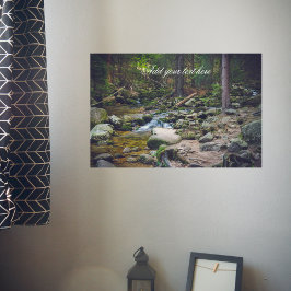 Skogsvattenfall Poster