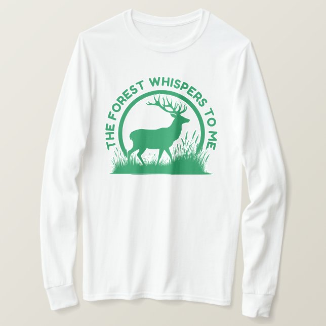 Skogsviskarna till mig | Hjort Hunting T Shirt (Design framsida)