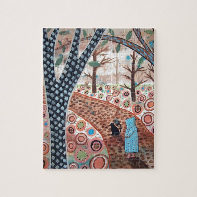 Skogträdgården landskap pussel (Vertikal)