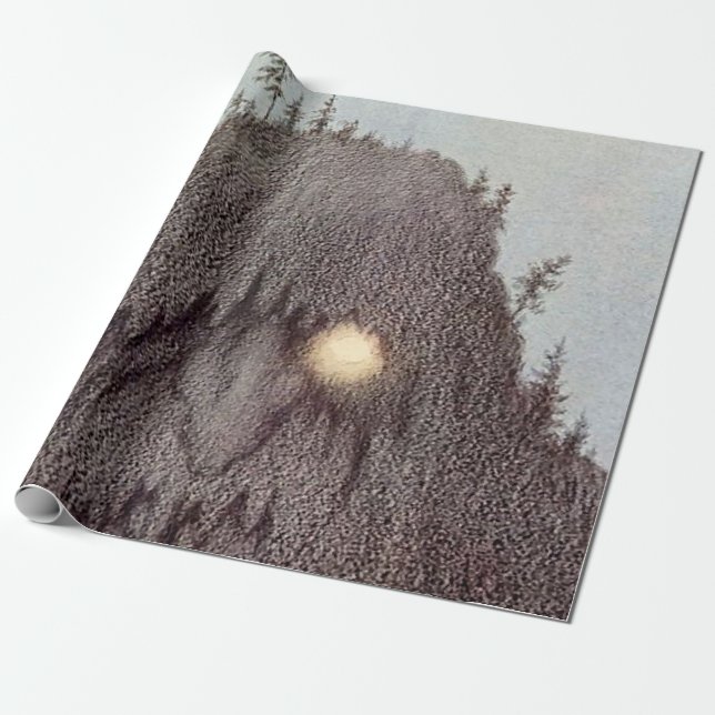 “Skogtroll” av Theodor Kittelsen Presentpapper (Utrullad)