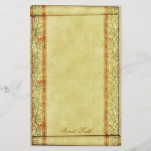 Skogväg - medeltida brevpapper
