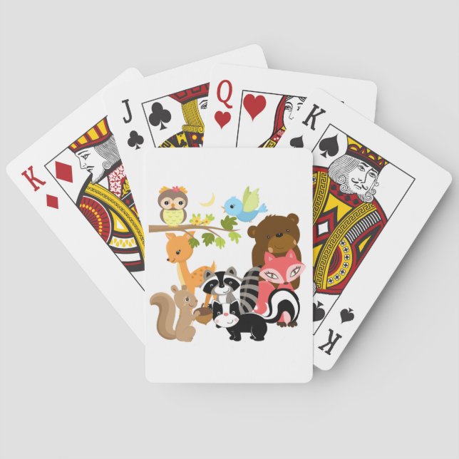 Skogvänner Spelkort (Baksidan)