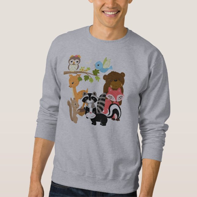 Skogvänner Sweatshirt (Framsida)