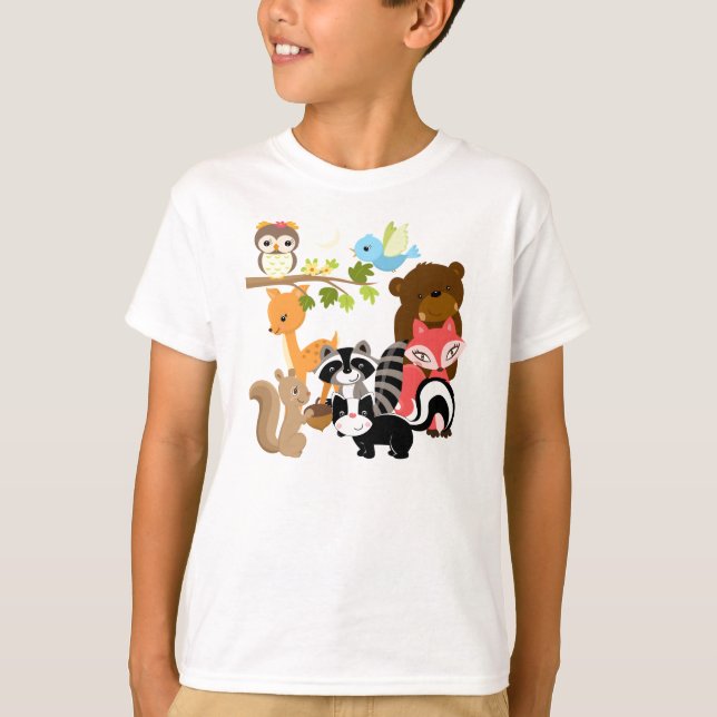 Skogvänner T-shirt (Framsida)