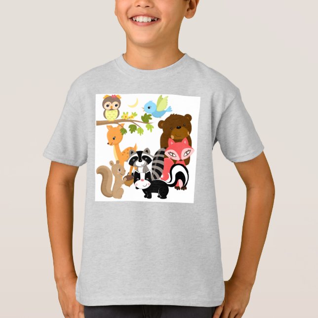 Skogvänner T-shirt (Framsida)