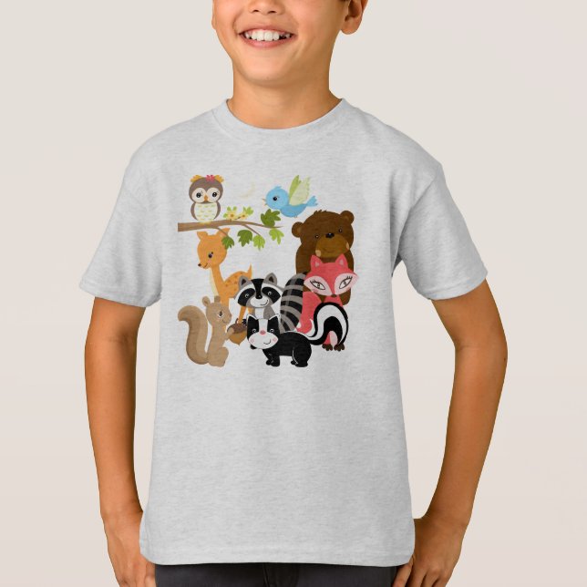 Skogvänner T Shirt (Framsida)