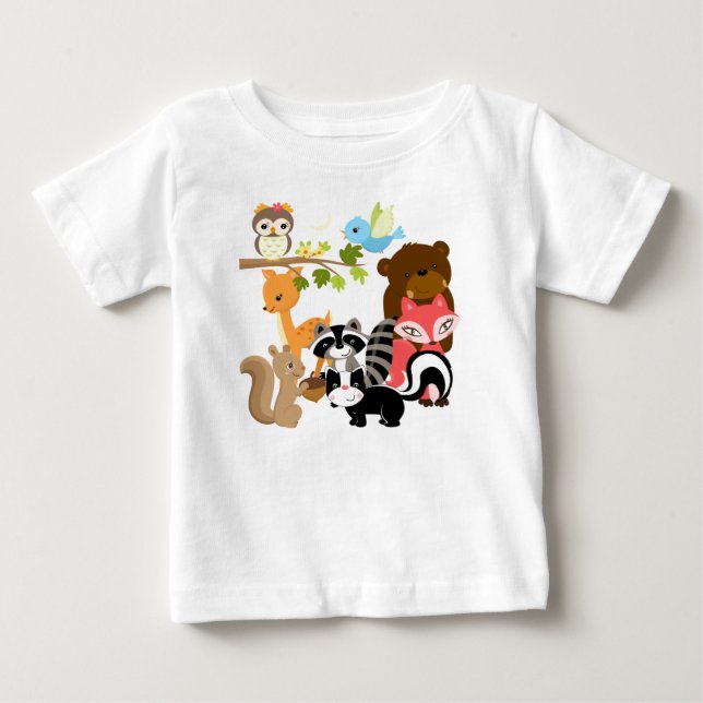 Skogvänner T Shirt (Framsida)