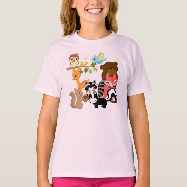 Skogvänner T Shirt (Framsida)
