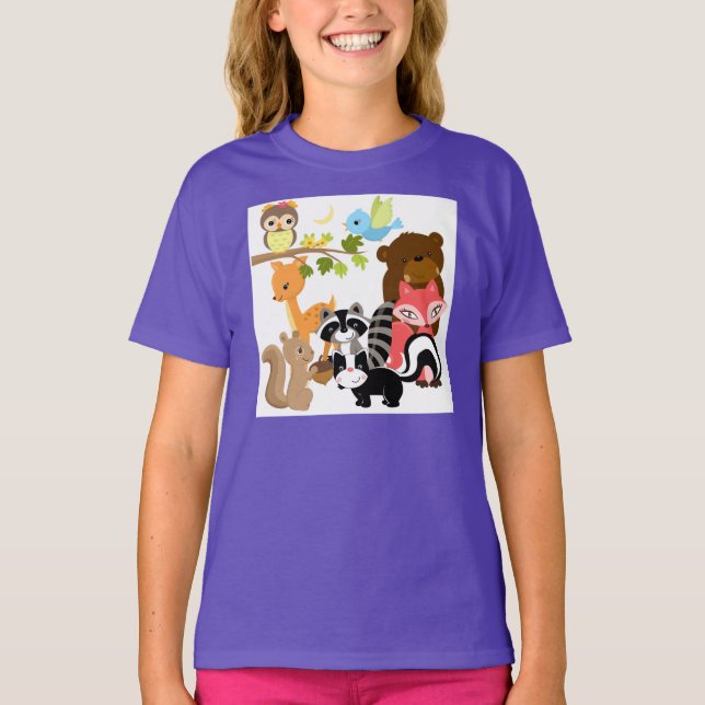 Skogvänner T-shirt (Framsida)