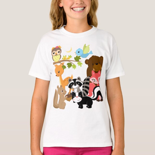 Skogvänner Tee Shirt (Framsida)