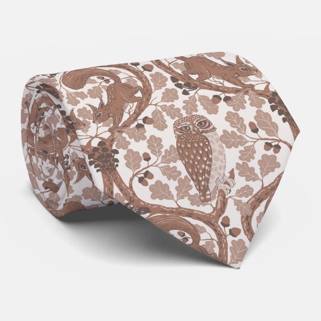 Skogvisare/Uggla och ekorrar i Oak/mo Slips (Rullad)