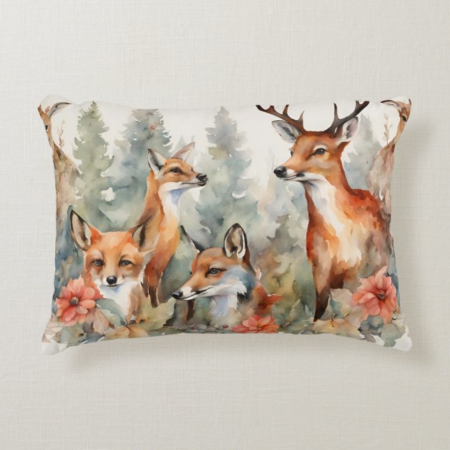 Skogvissnare Prydnadskudde (Framsidan)