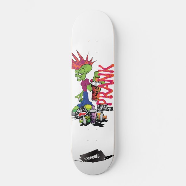 Skojja Alien Punk Vandal Mini Skateboard Bräda 18,5 Cm (Framsida)
