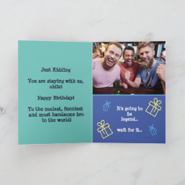 Skojja Gay Cruise Birthday,Roligt Anpassningsbar F Kort