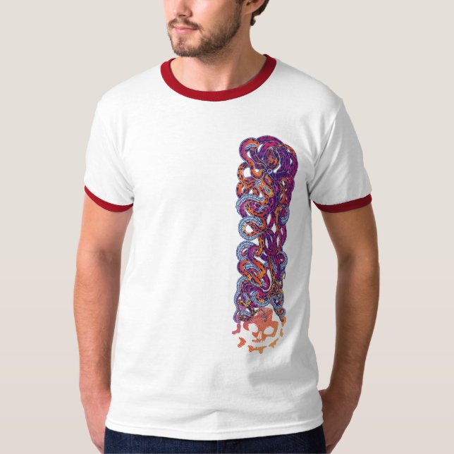 Skojja Graffiti Stil Logotyp T-Shirt (Framsida)