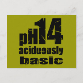 Skokertecken för humor i Aciduous Basic Vykort