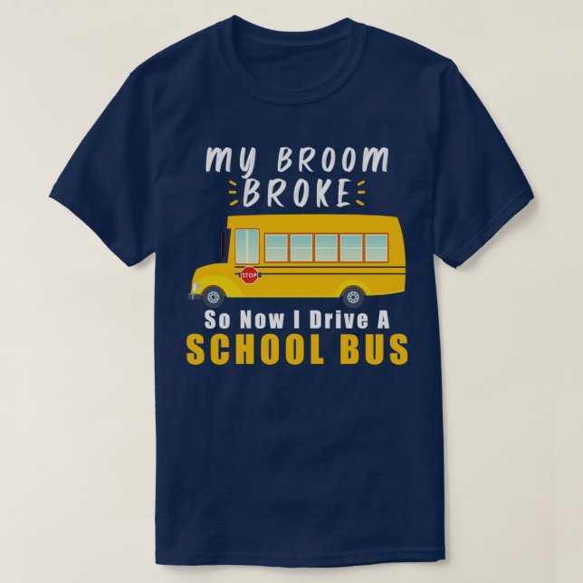 SKOL BUSS DRIVER min Fattig 16 T Shirt (Design framsida)